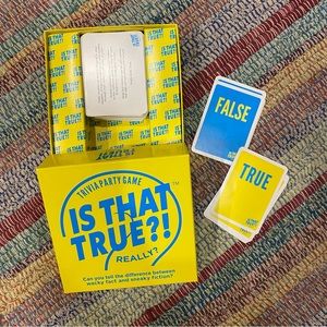Is that True? Trivia Party game.
